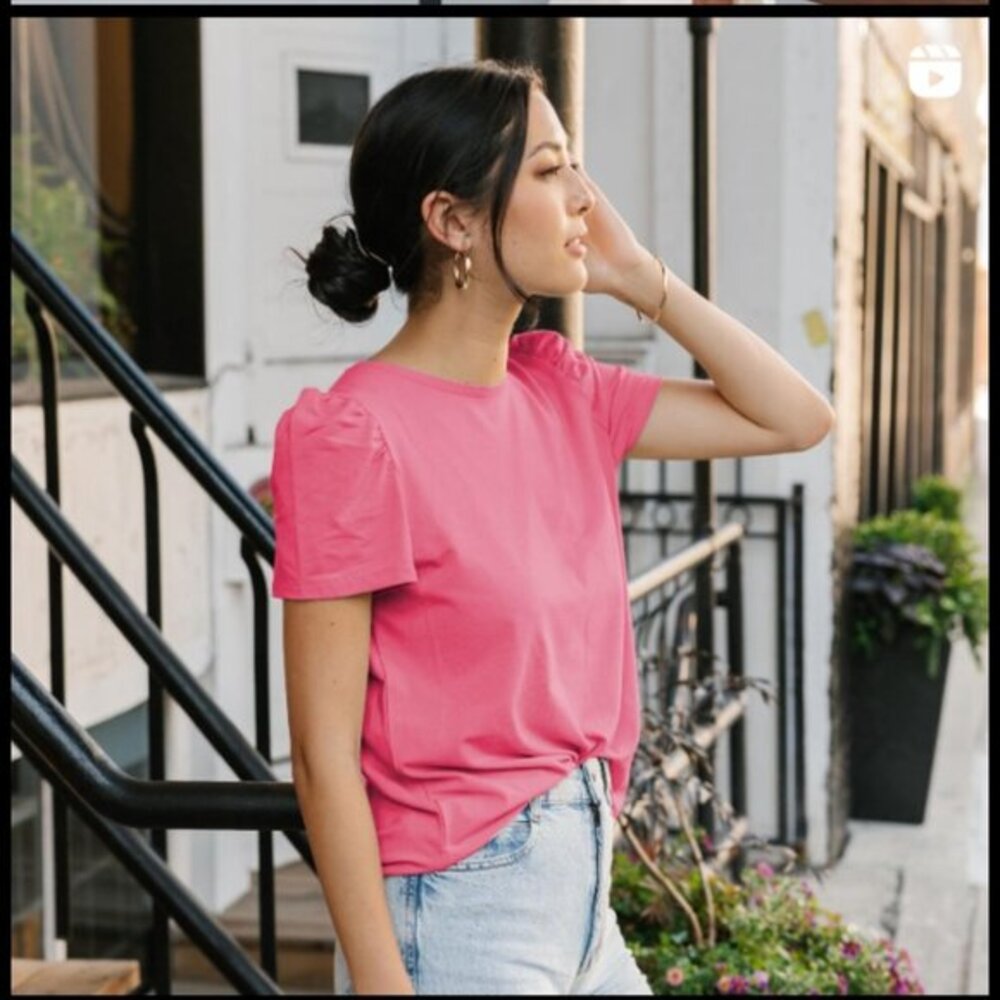 Smash + Tess Pink Size XS : P2P: 21in